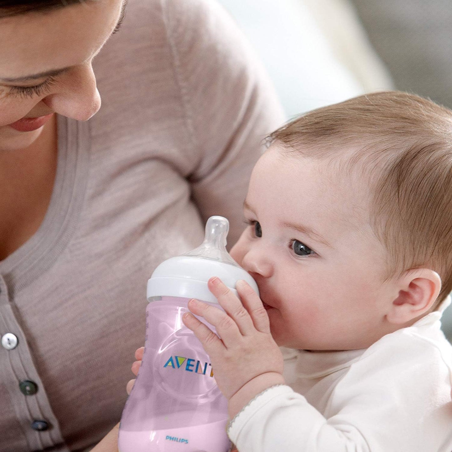 Natural Range Feeding Bottle 260ML X1 Pink