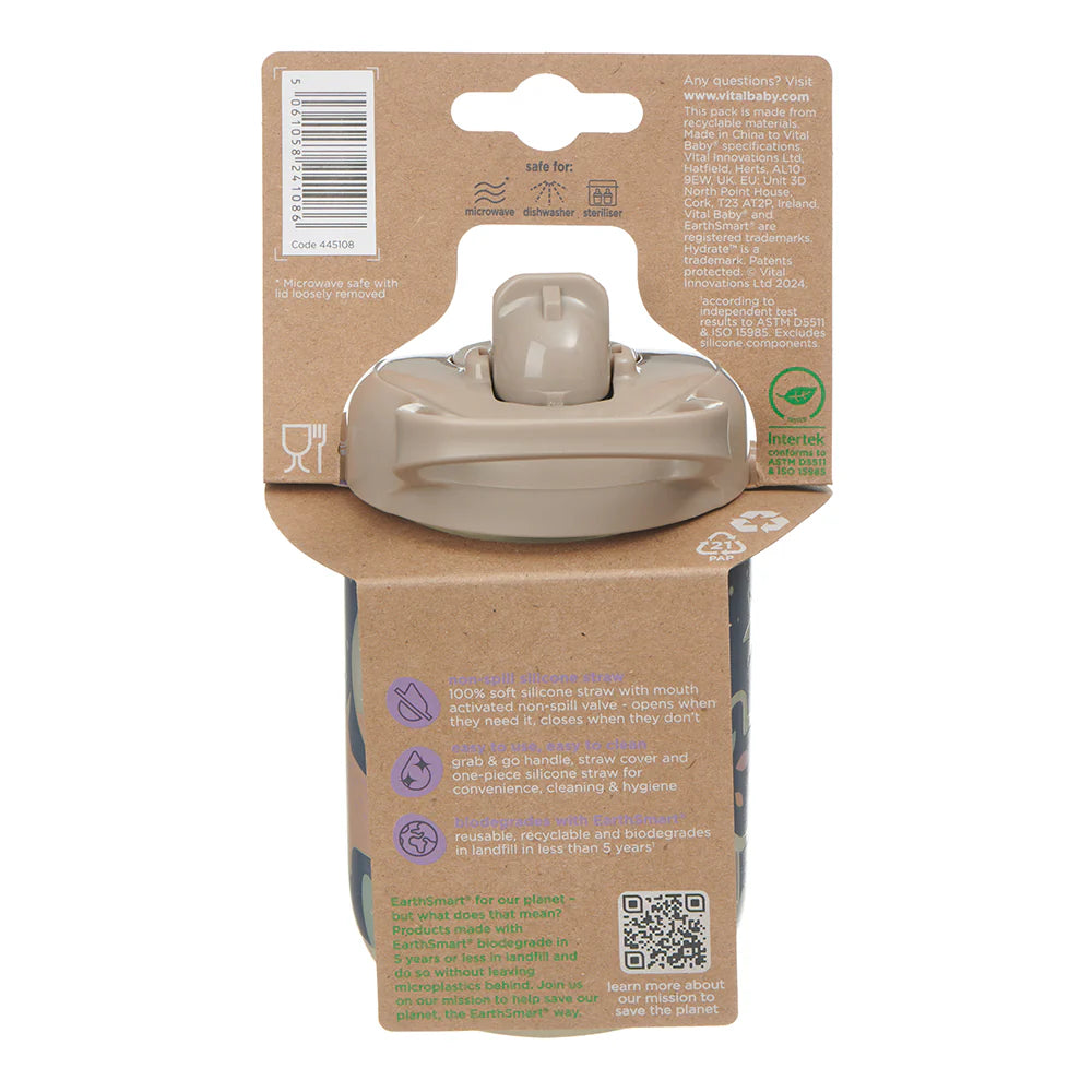 Vital baby sippy straw glow in the dark 12m+