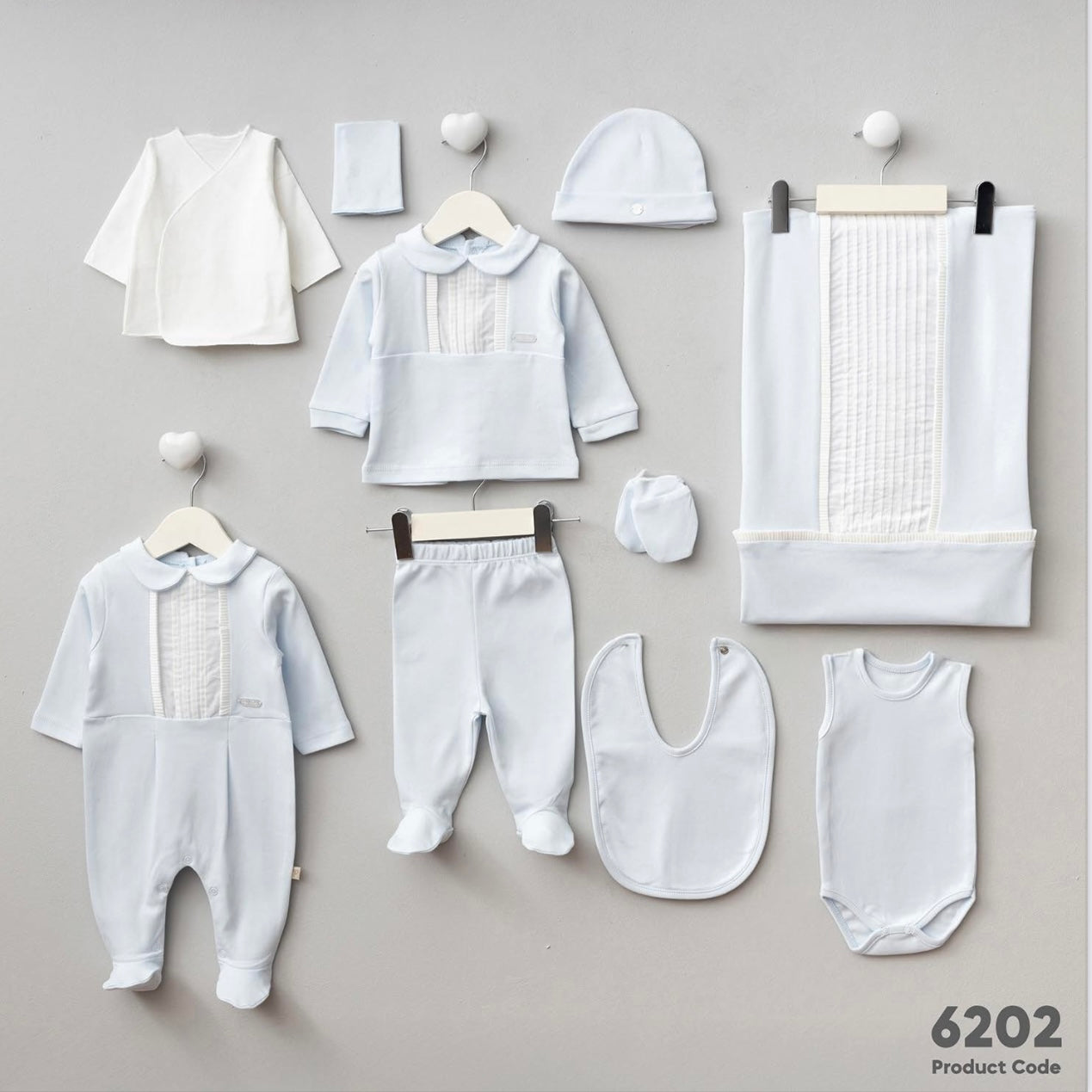 Baby Boy 10 pieces 100% Cotton Set