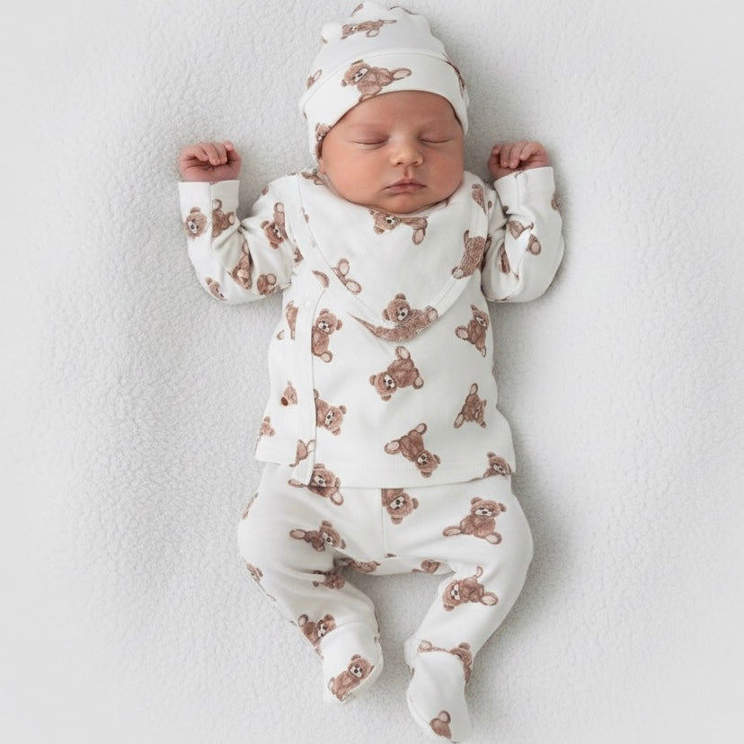 Baby 4 pieces 100% Cotton Set