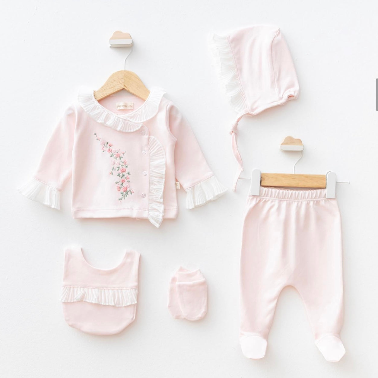 Baby Girl 5 pieces Cotton Set