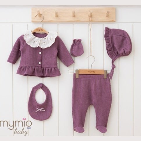 Baby girl 5 pieces hospital set (0-3 m)