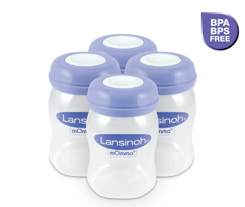 Lansinoh 4 BreastMilk Storage Bottles