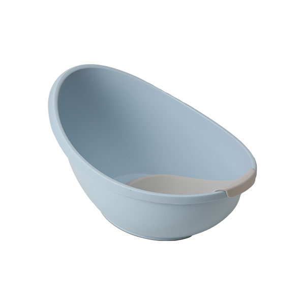 Optimal Egg-Shaped Baby Bathtub with a Back Support