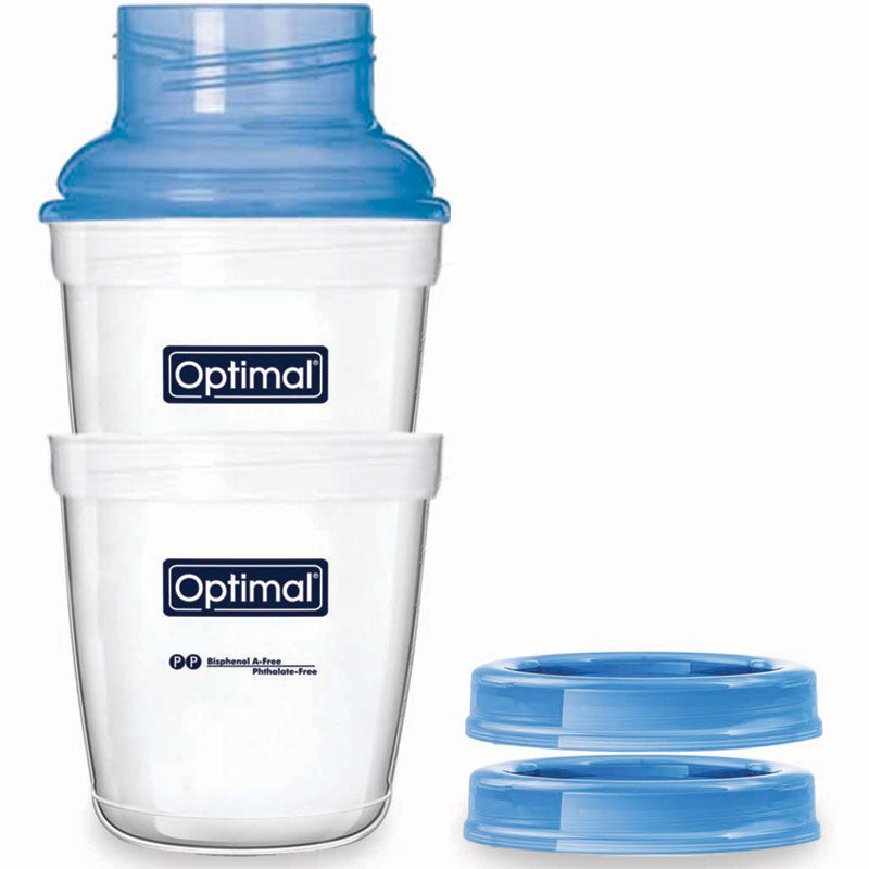 Optimal Wide Neck Food&Milk Storage Cups