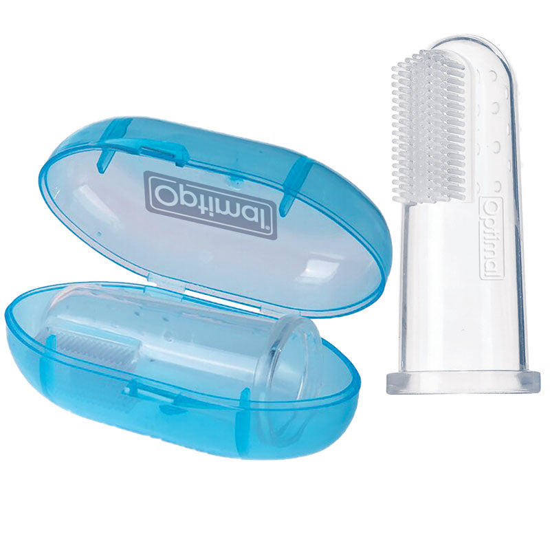 Optimal baby silicone toothbrush 0+