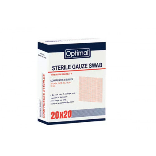 Optimal sterile gauze swab