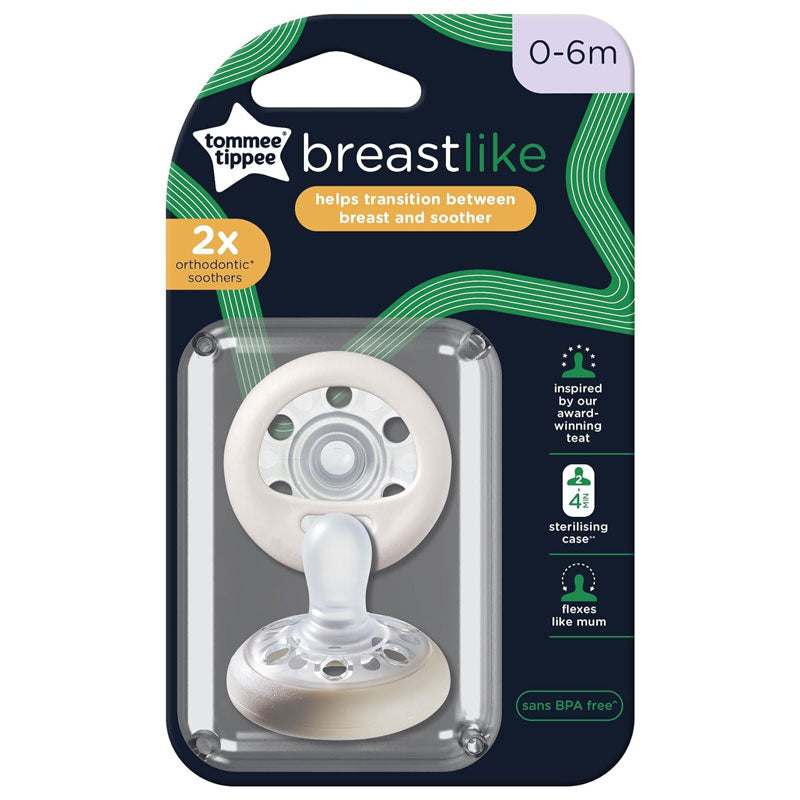 Tommee Tippee 2x breast like 0-6