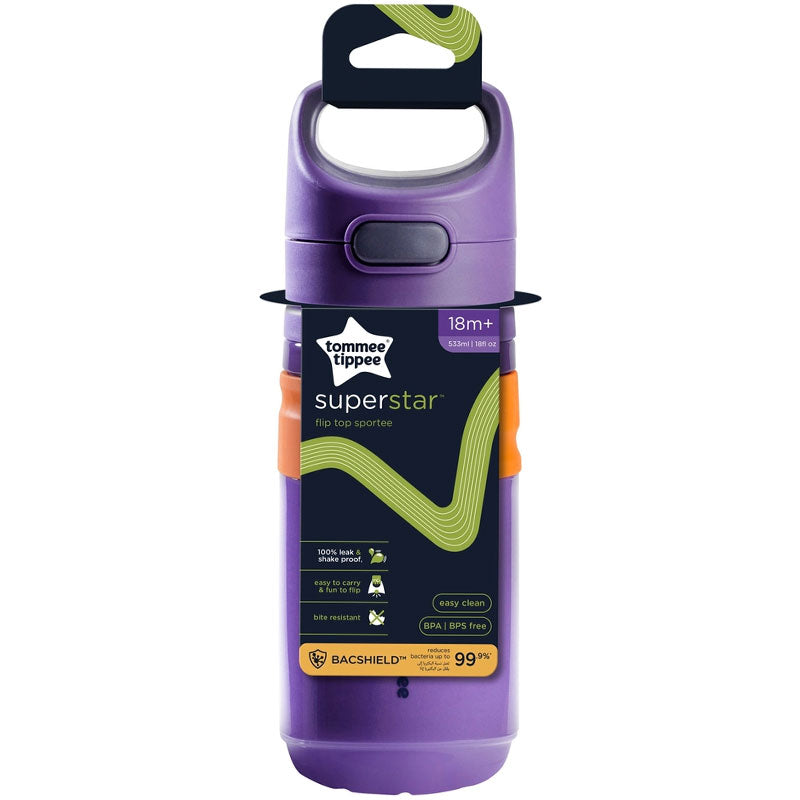 Tommee Tippee super star flip top straw 18m+