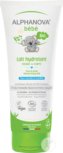 Alphanova BB Lait Hydratant Visage & Corps Bio Tube 200ml