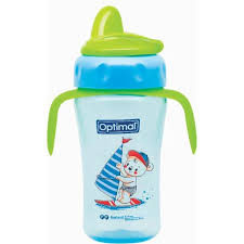 Optimal P.P silicone spout cup with handle 260ml 12m+
