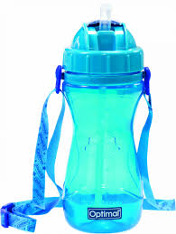 Optimal Silicone Straw Bottle 500ML 12m+