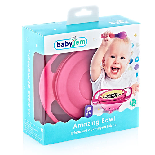 360° rotating non-spill bowl