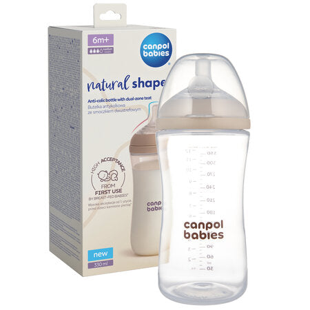 Canpol Babies Natural Shape Bottle Teat 6m+ 330 ml