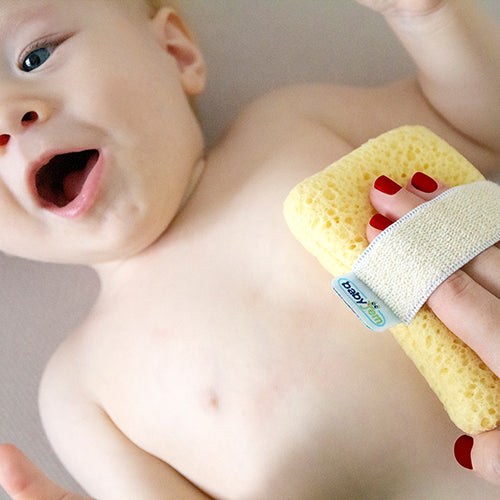 Rubberized Baby Washing Sponge