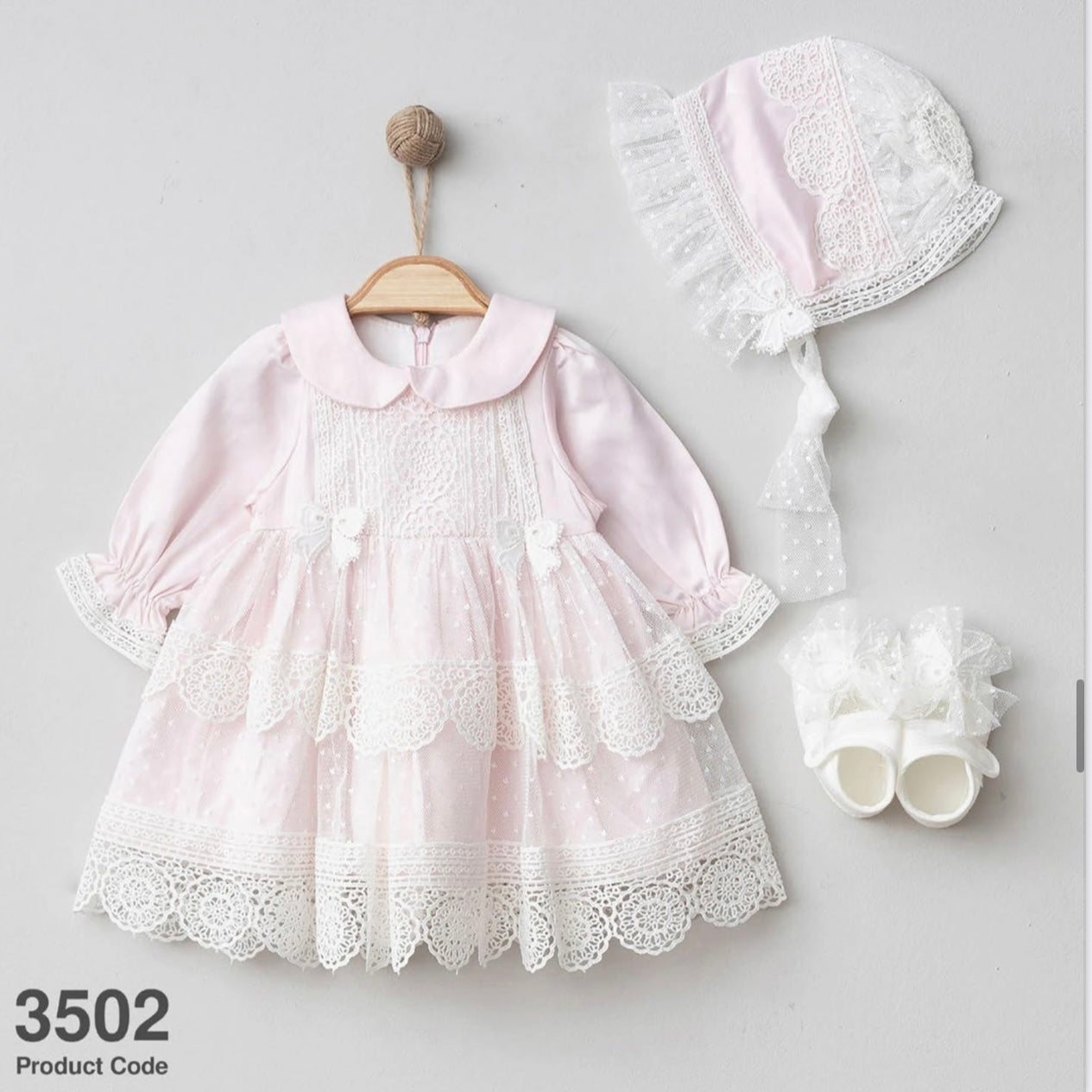Baby Girl 4 pieces Dress Set
