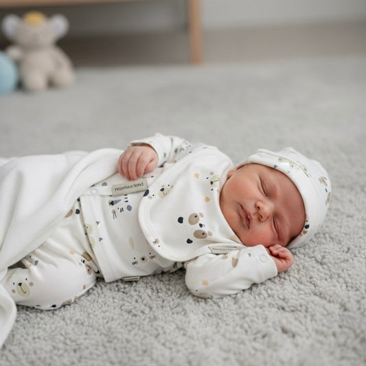 Baby 4 Pieces 100% Cotton Set