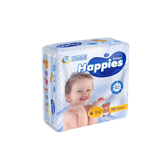 Happies 17kg  18 diapers