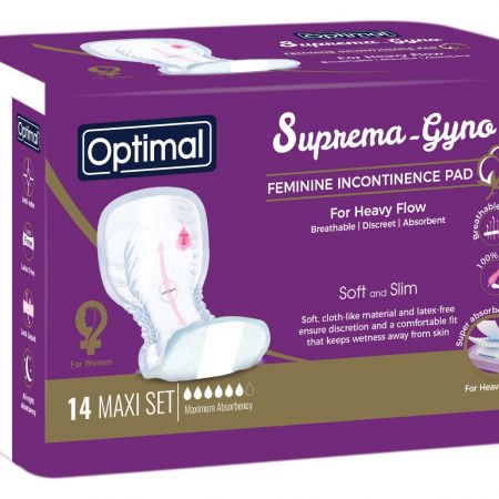 Feminine Incontinence Pads(Suprema Gyno) - 14 Pcs