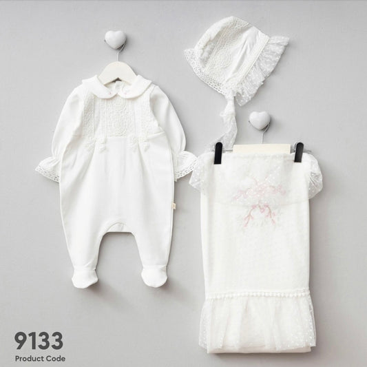 Baby Girl 100% cotton 4 pieces set.