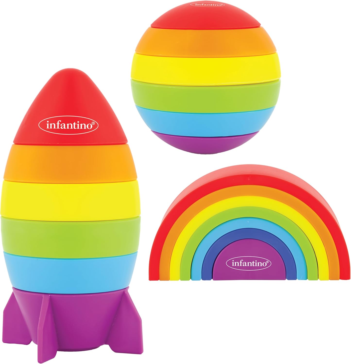 Infantino Imagination Stackers Playset 12m+