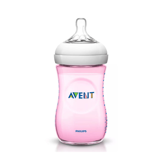 Natural Range Feeding Bottle 260ML X1 Pink