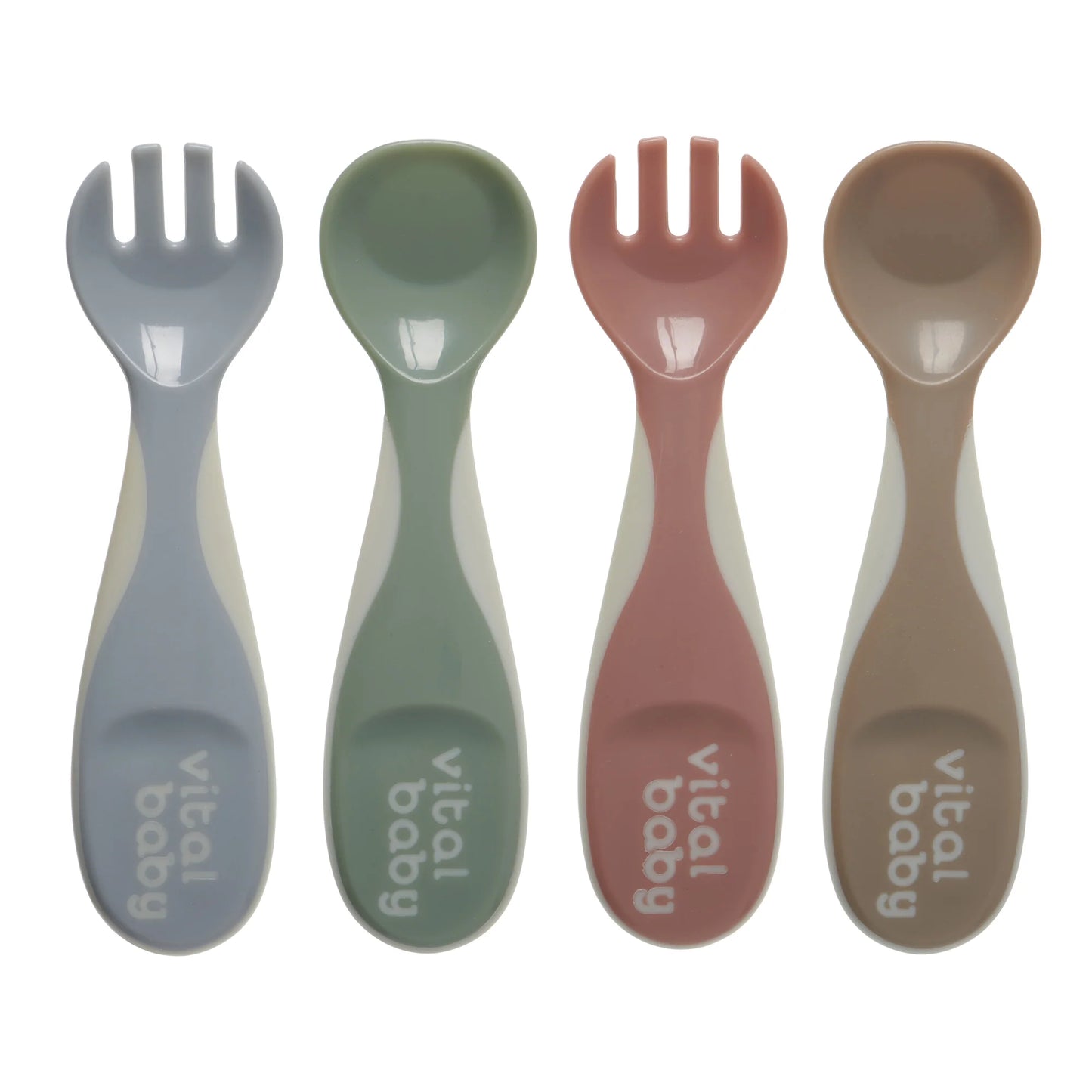 Vital baby chunky cutlery set 6m+