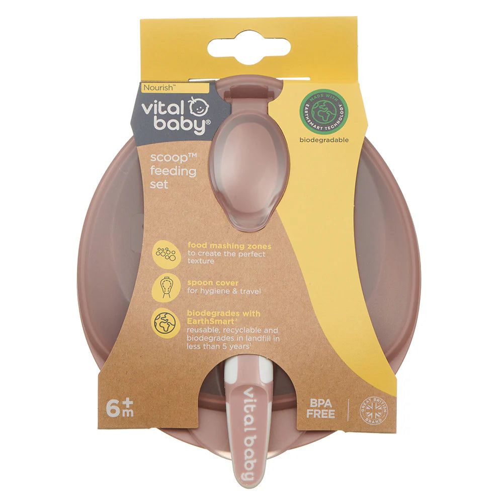 Vital baby scoop feeding set 6m+