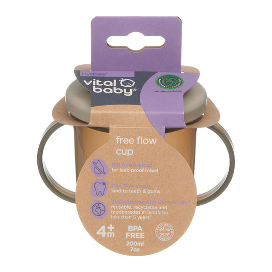 Vital baby free flow cup 4m+