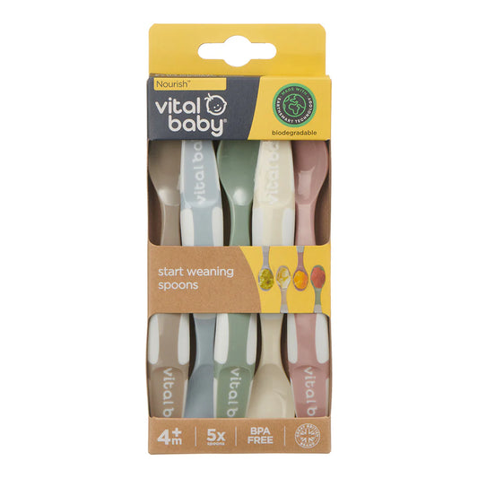 Vital baby start weaning spoons 4m+