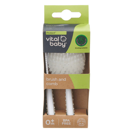 vital baby brush and comb 0m+