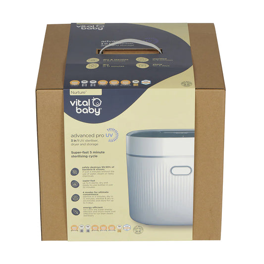 Vital baby 3 in 1 UV steriliser dryer and storage