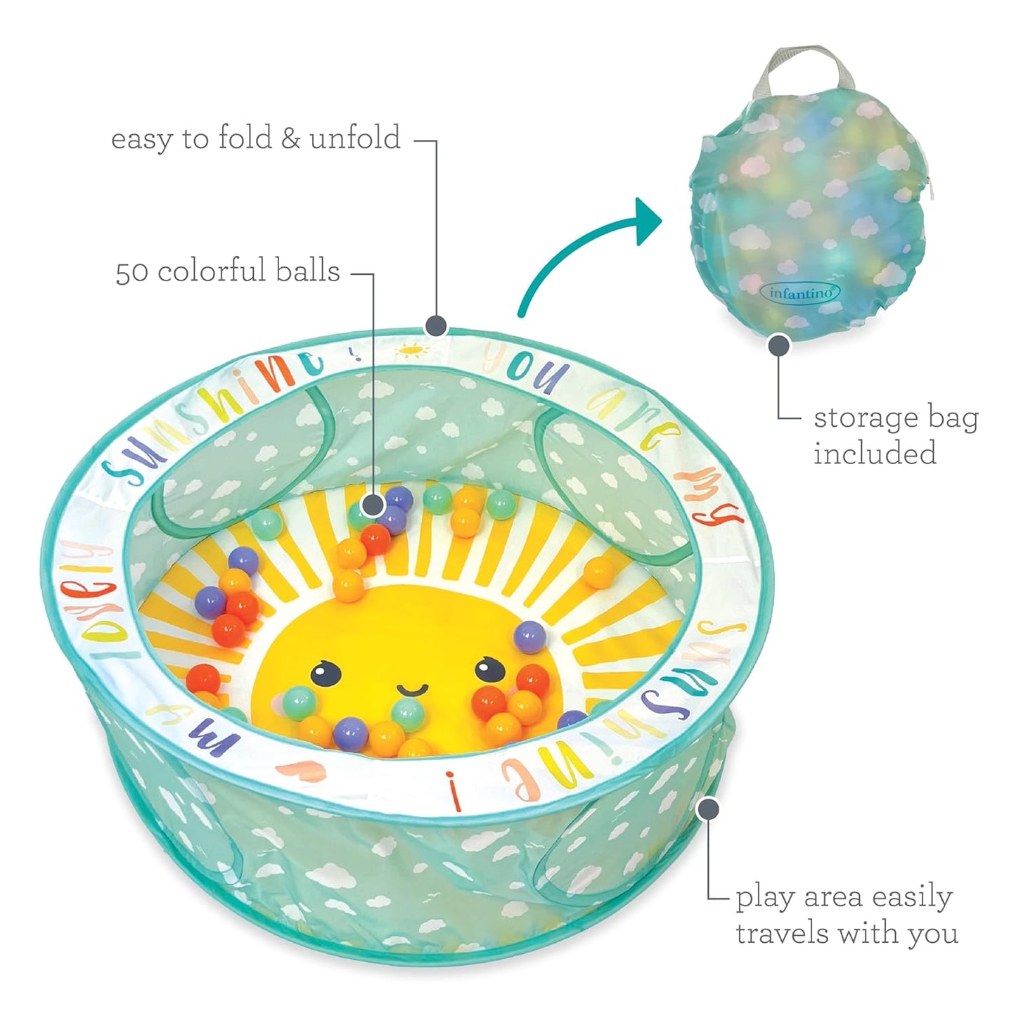 Infantino Pop-Up Ball Pit