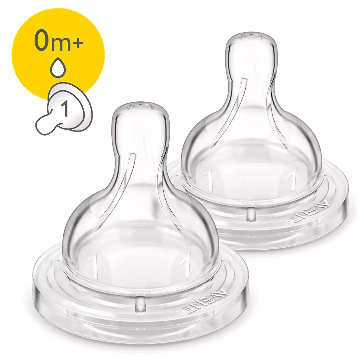 Anti-colic Teats 0m x2