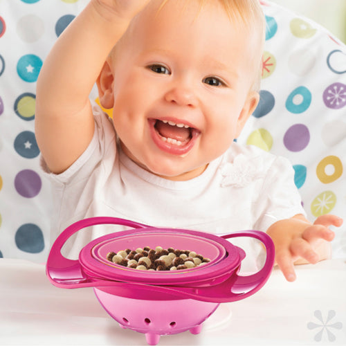 360° rotating non-spill bowl