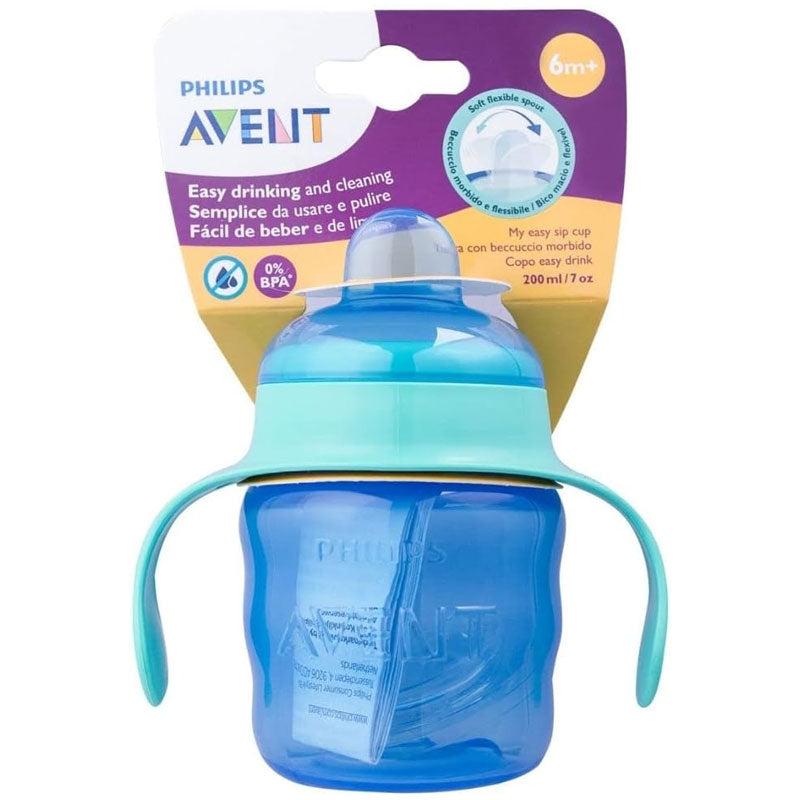 Spout Cup 200 ml Easy Sip 6m + Blue