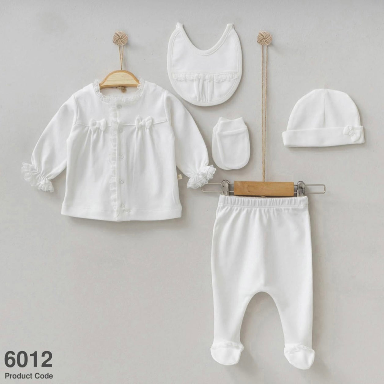 Baby Girl 100% Cotton 5 pcs set