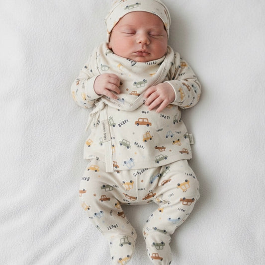 Baby 4 Pieces 100% Cotton Set