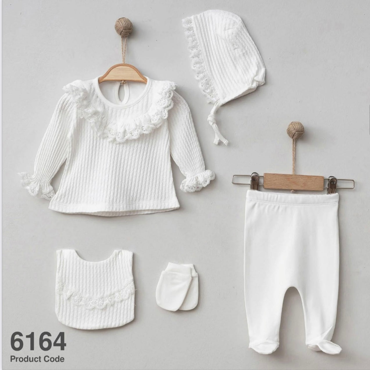 Baby Girl 5 pieces Cotton Set