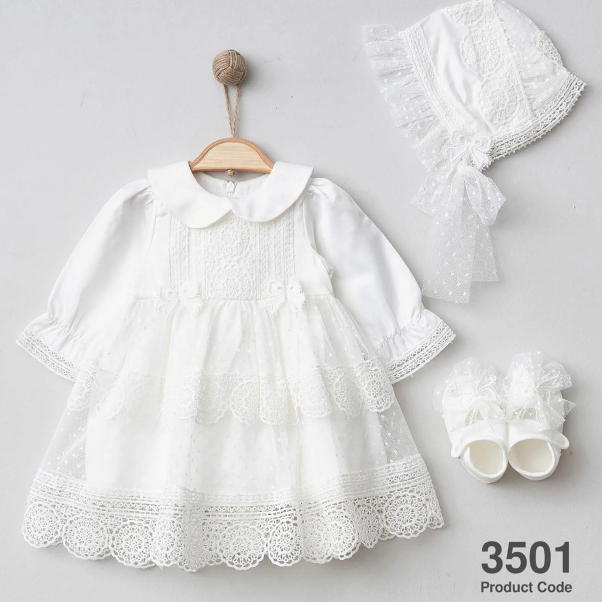 Baby Girl 4 pieces Dress Set