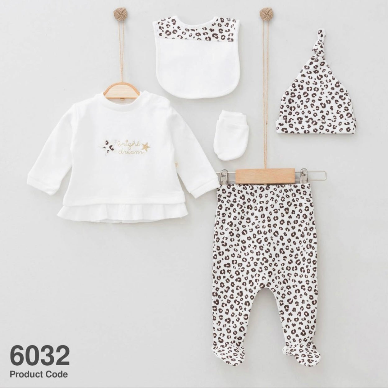Baby Girl 5 pieces 100% Cotton Set