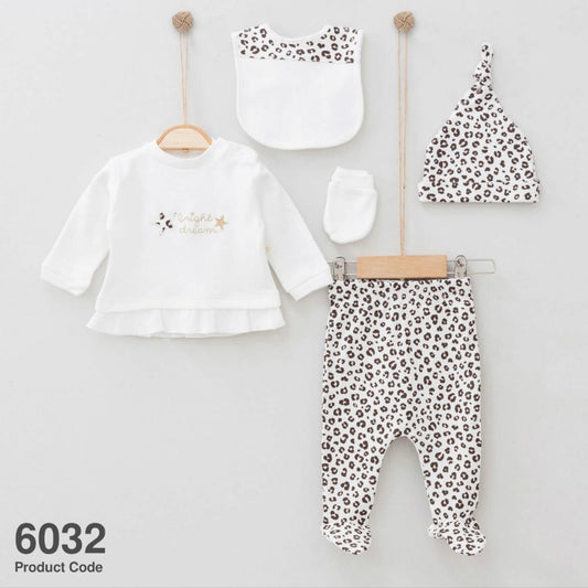 Baby Girl 5 pieces 100% Cotton Set