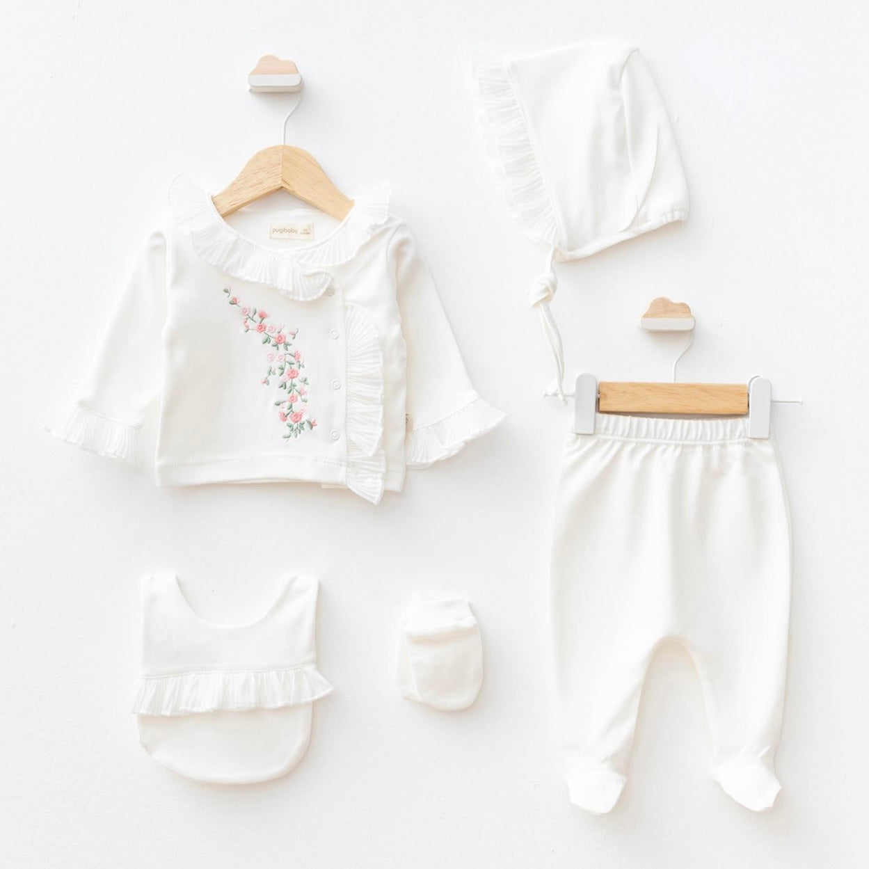 Baby Girl 5 pieces Cotton Set