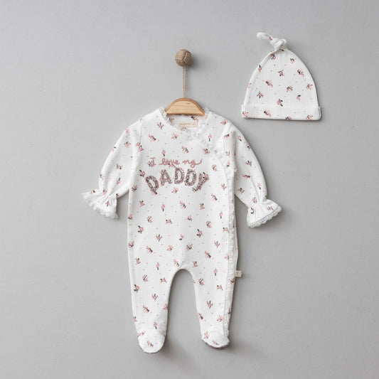Baby Girl 100% Cotton Overall