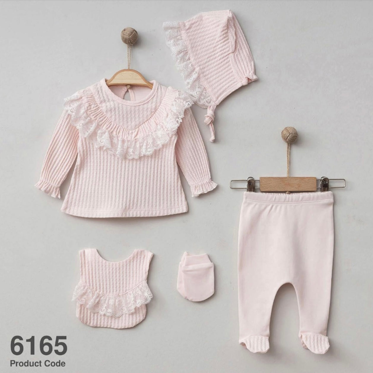 Baby Girl 5 pieces Cotton Set