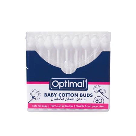 Optimal Baby Cotton Buds 80 pieces