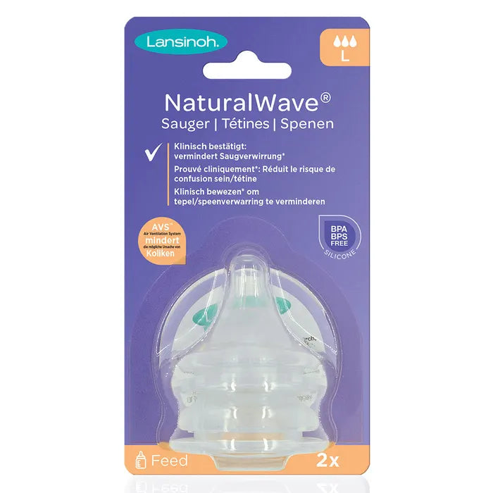 Lansinoh natural wave teats