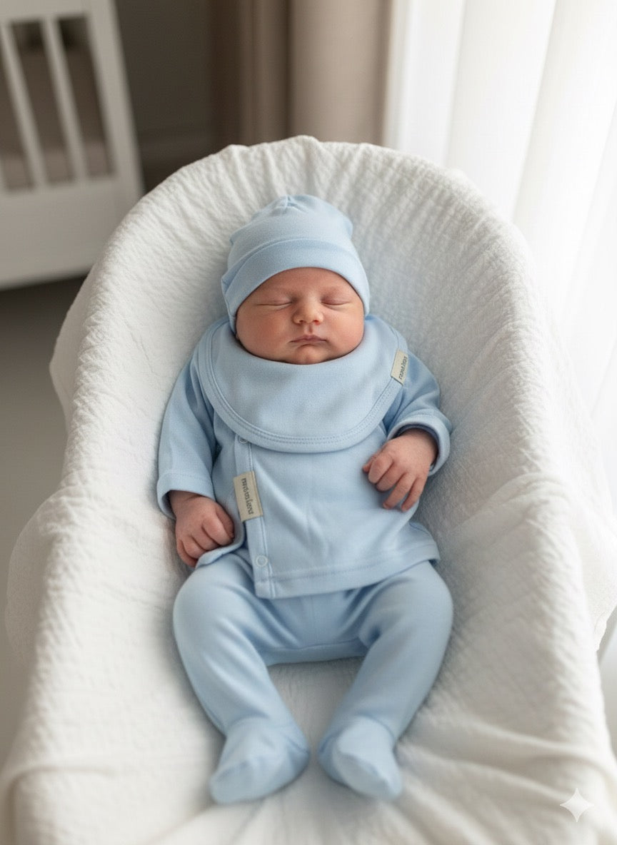 Baby 4 Pieces 100% Cotton Set