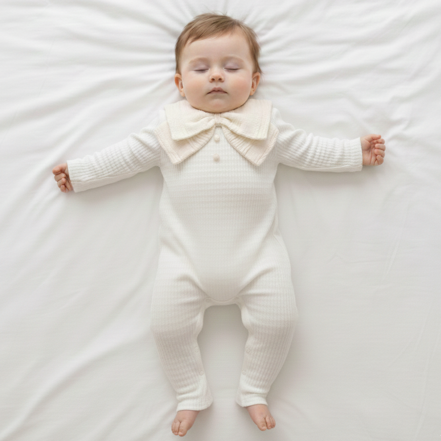 Baby girl 100% cotton overall