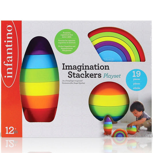 Infantino Imagination Stackers Playset 12m+